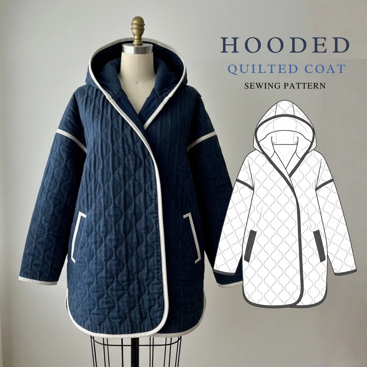 Florence Quilt Coat II sewing pattern